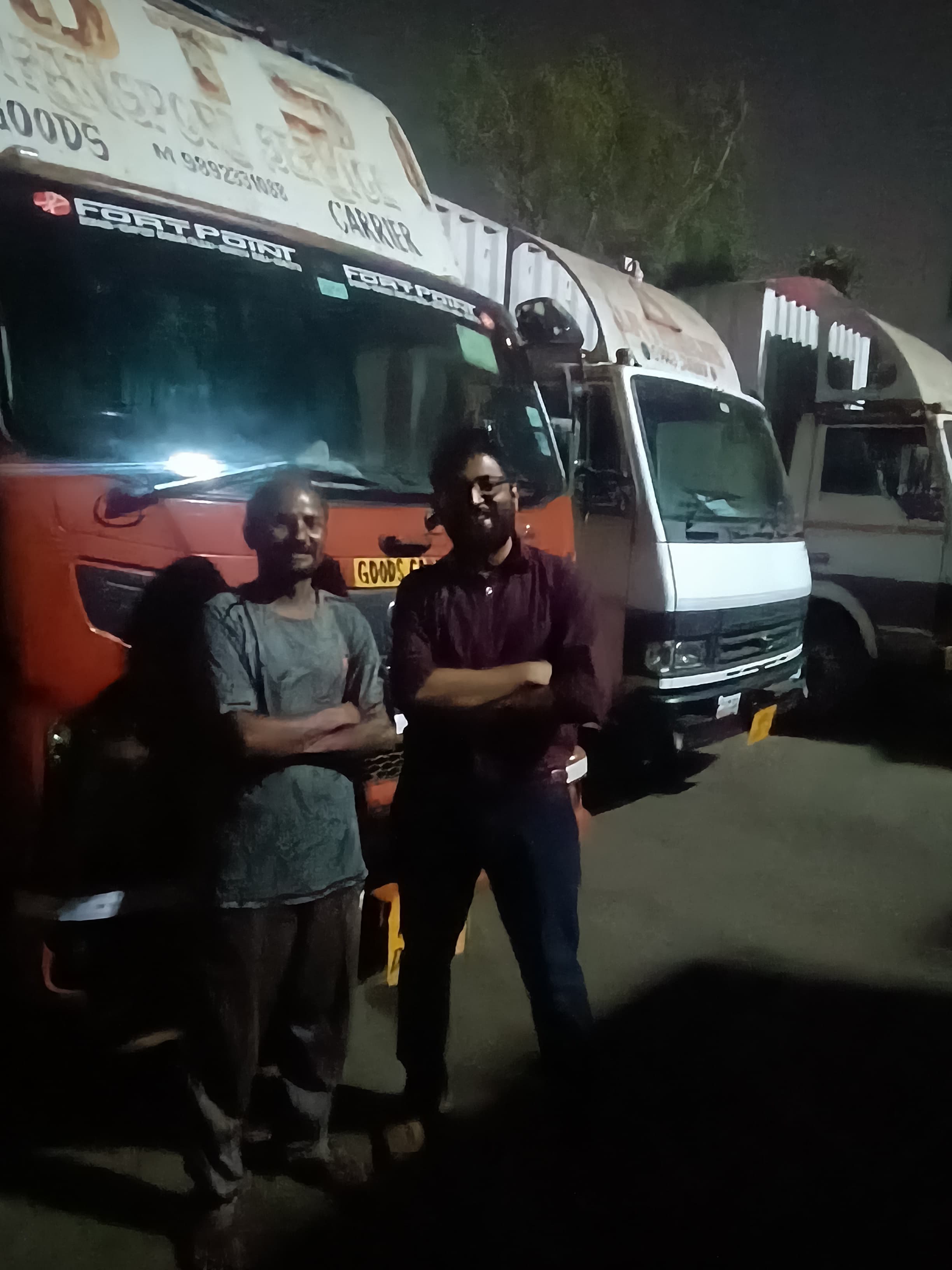 Meeting drivers at night