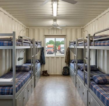 First-floor sleeping bays