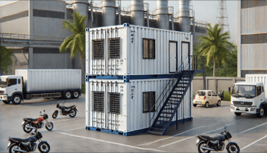 Stacked 20ft module